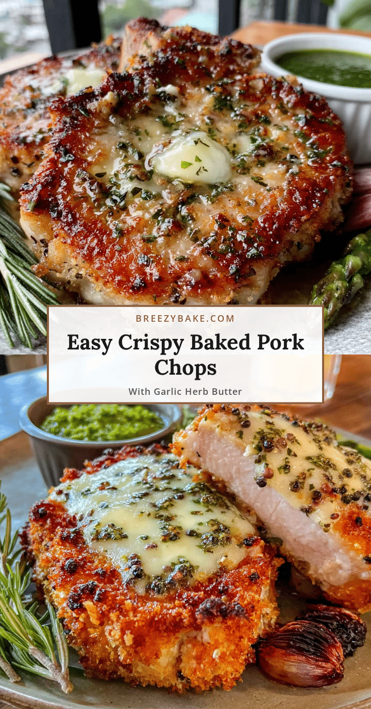 crispy baked pork chops recipe