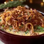 crockpot green bean casserole - featured image