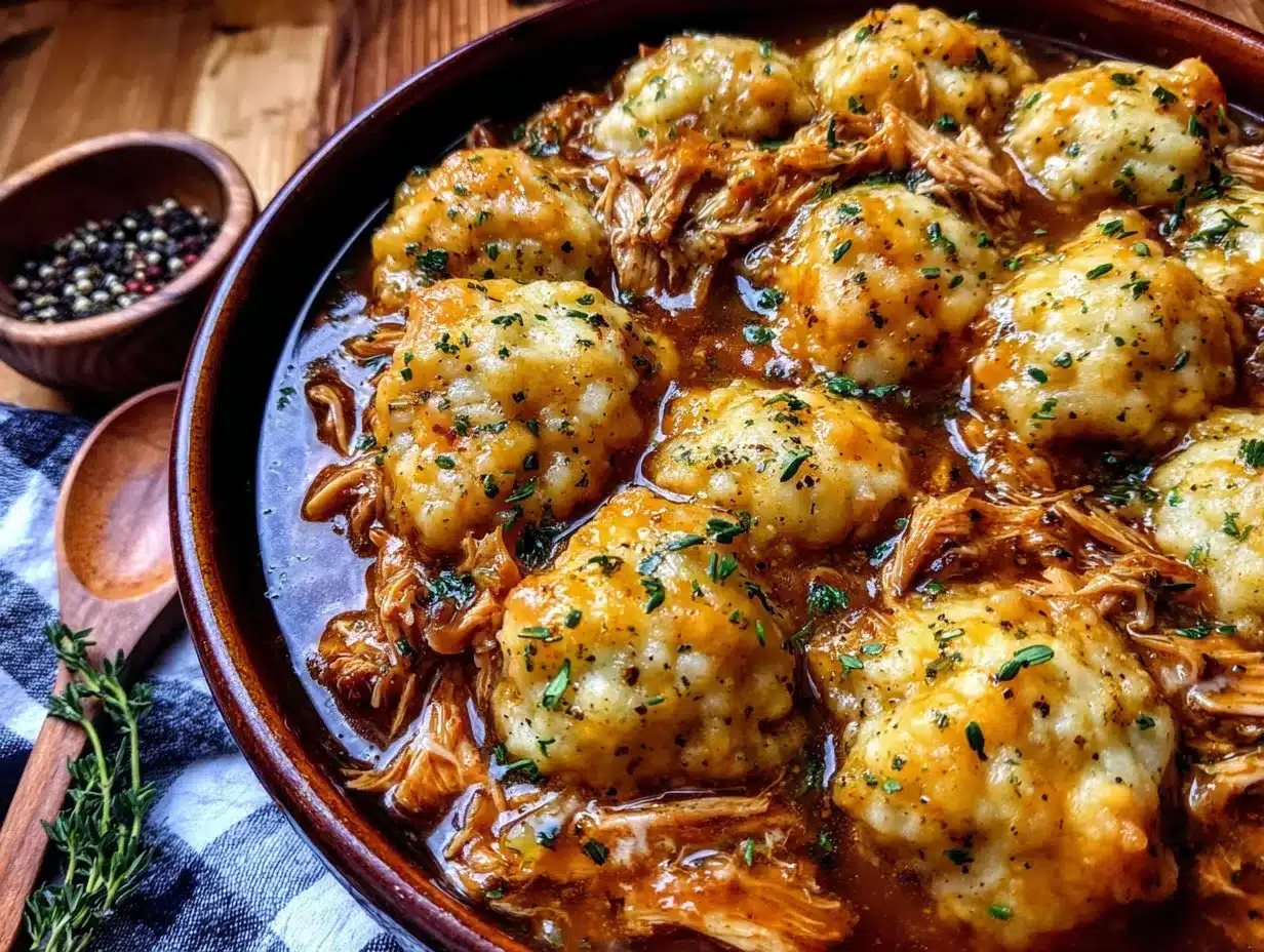 Easy Crockpot Chicken and Dumplings preparation steps