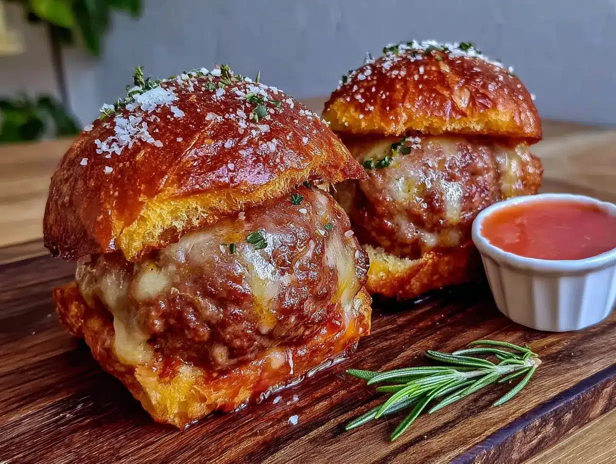 easy game day mini meatball sliders for two preparation steps
