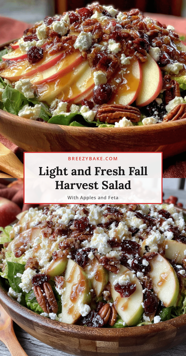 fall harvest salad with apples and feta recipe
