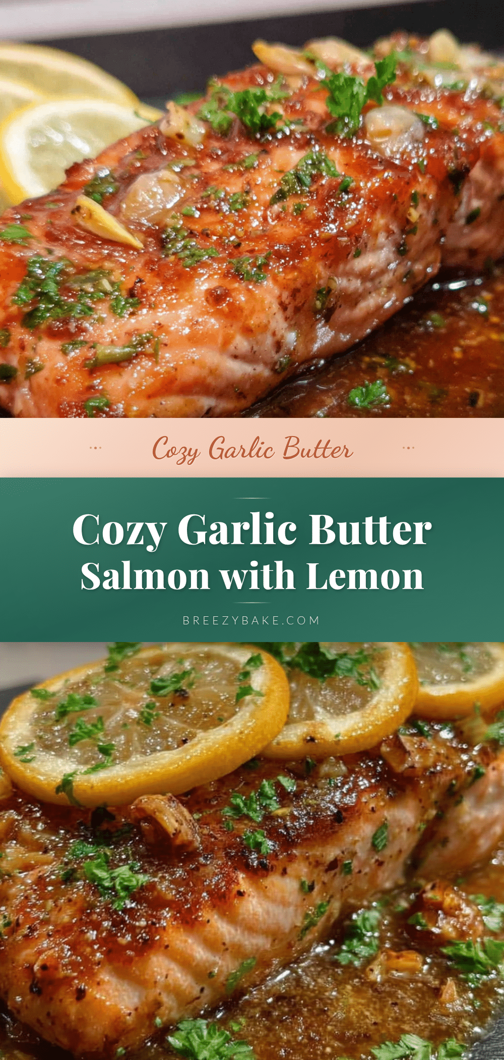 garlic butter salmon recipe