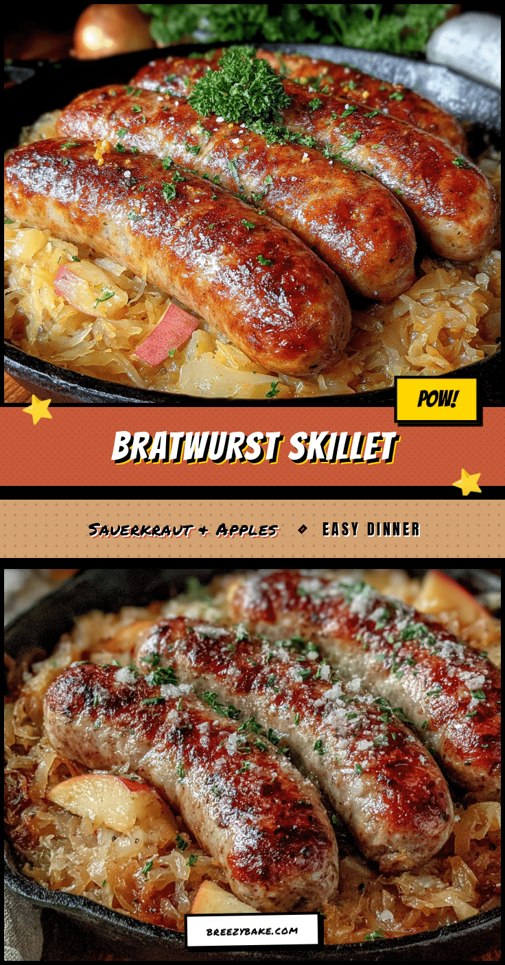 German bratwurst skillet recipe