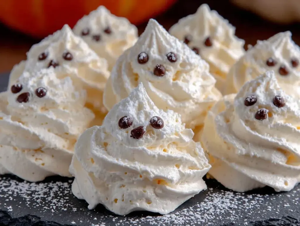 ghost meringue cookies - featured image