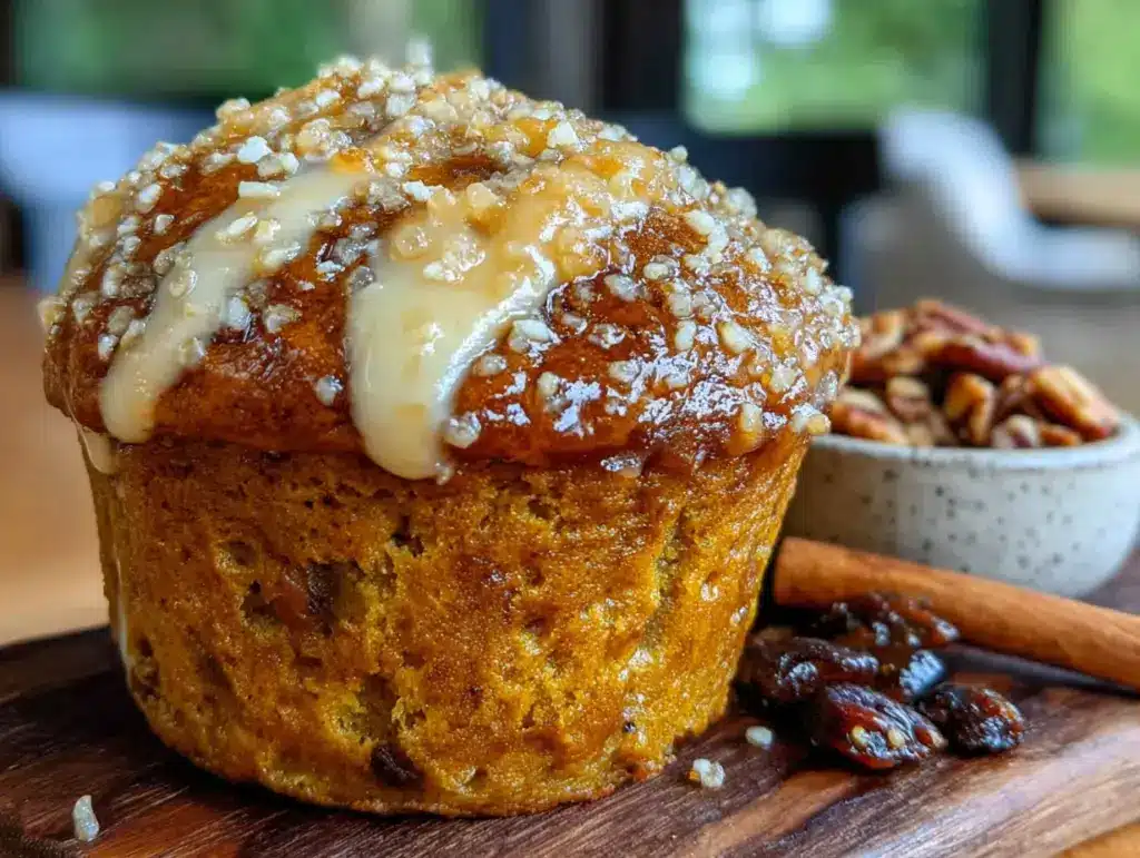 Greek yogurt pumpkin muffins - featured image