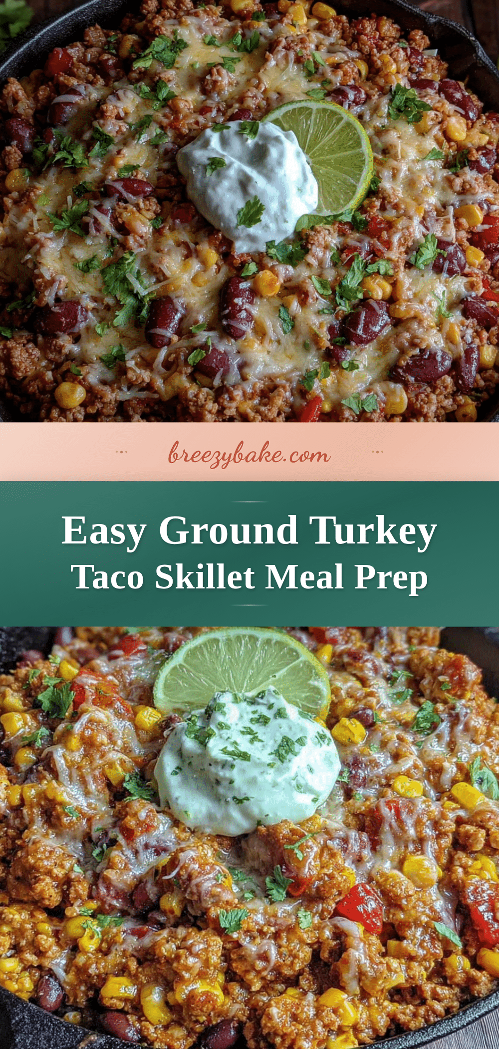 ground turkey taco skillet recipe