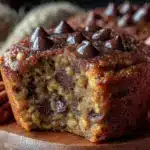healthy baked pumpkin chocolate chip oatmeal cups - featured image