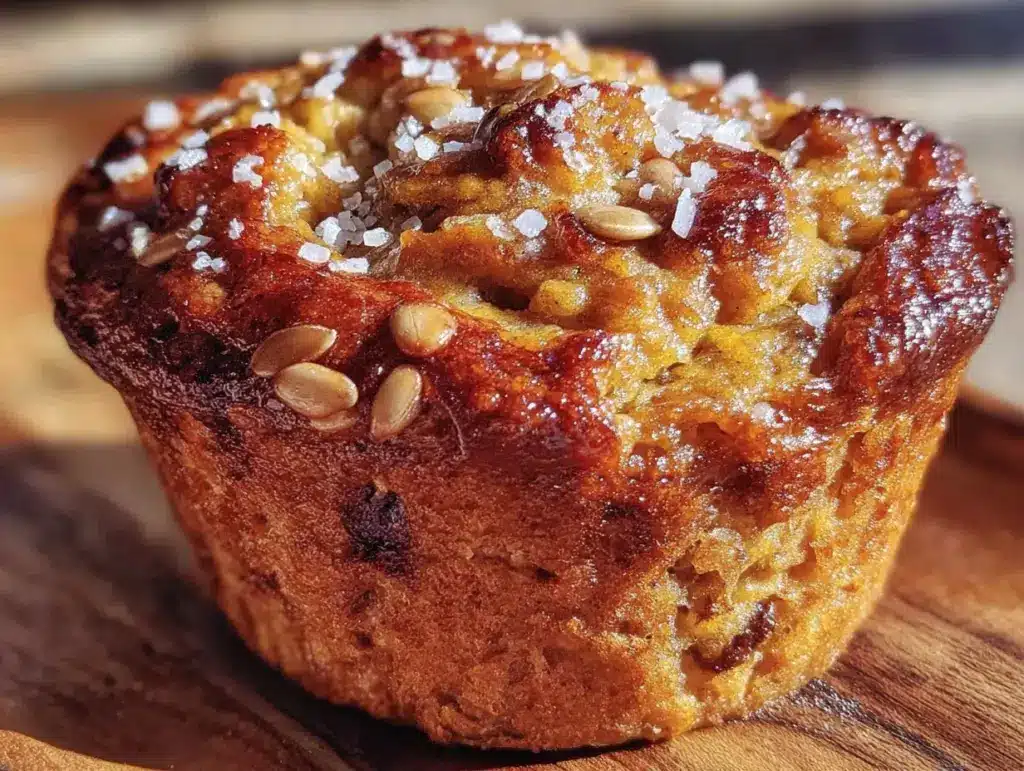 healthy pumpkin banana oat muffins - featured image