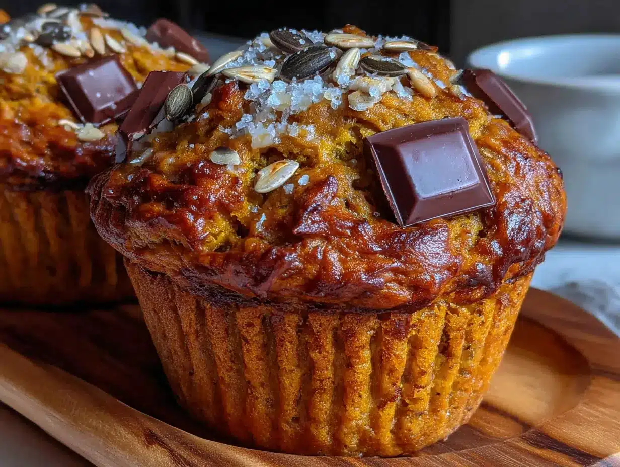 healthy pumpkin banana oat muffins preparation steps