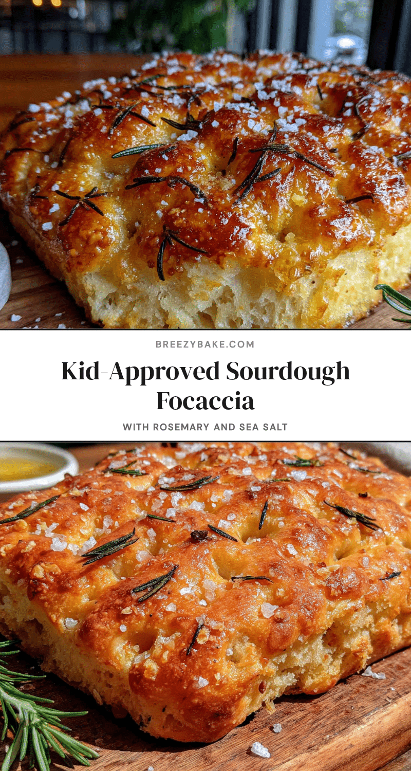 kid-approved sourdough focaccia recipe