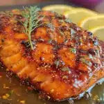 lemon butter baked salmon - featured image