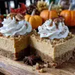 light no-bake pumpkin cheesecake bars - featured image