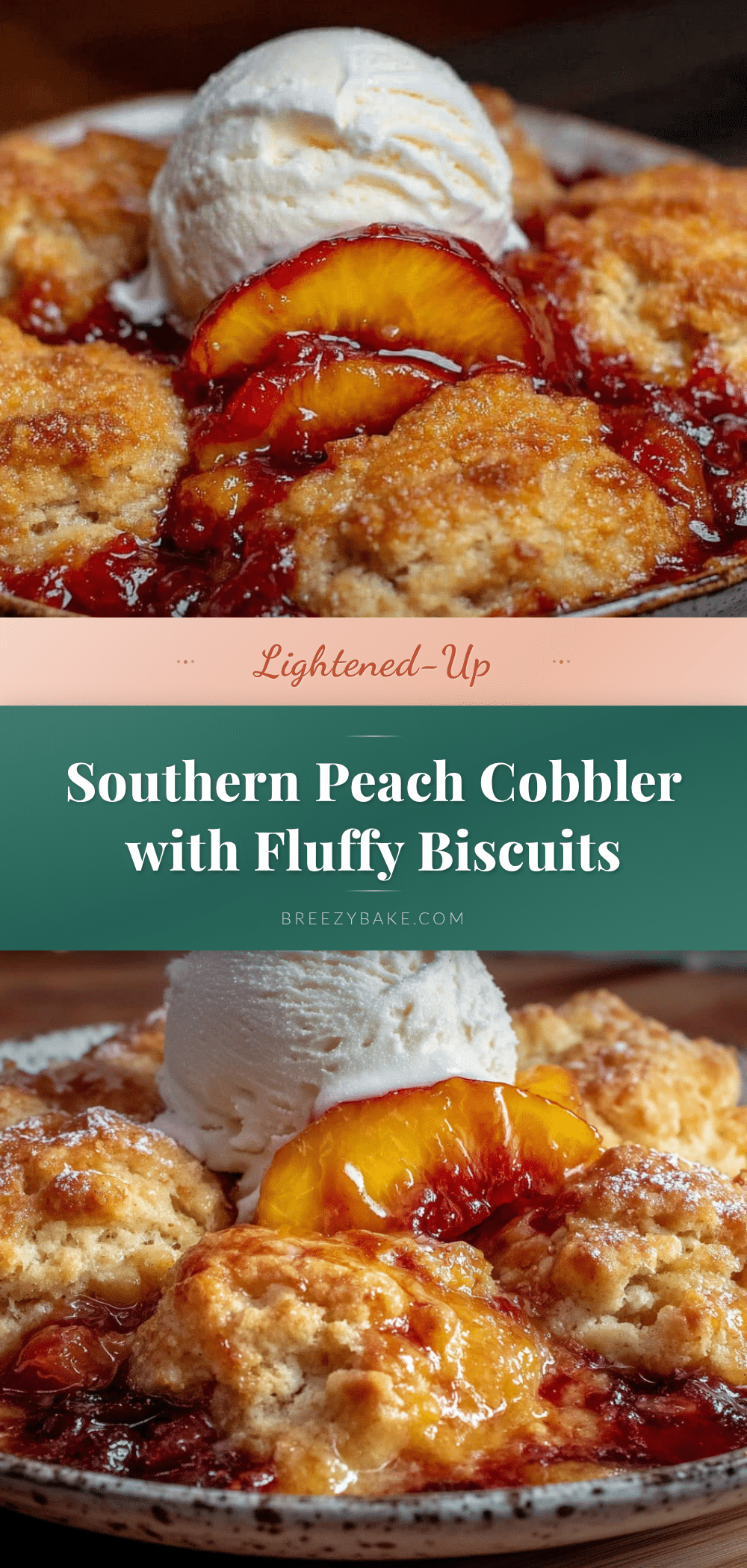 lightened-up southern peach cobbler recipe