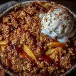 lighter one-bowl apple crisp - featured image