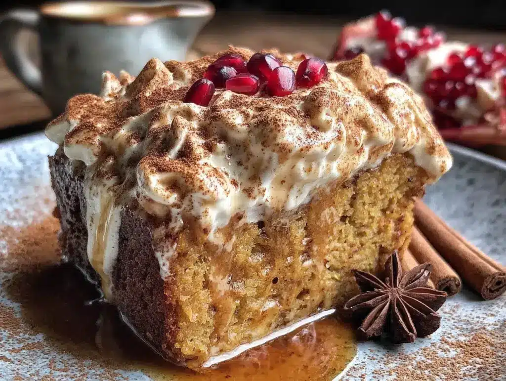lighter pumpkin tres leches cake - featured image