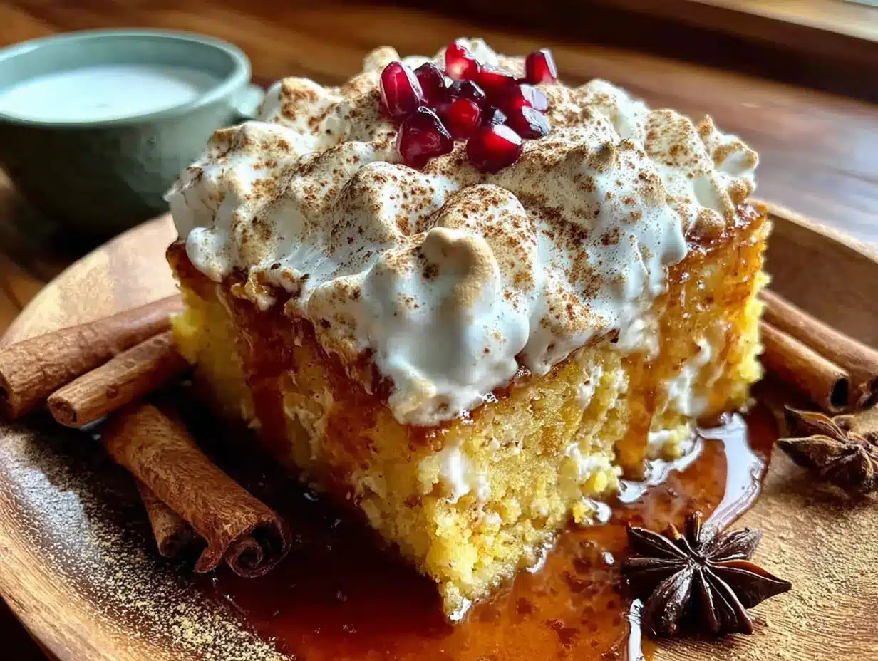 lighter pumpkin tres leches cake preparation steps