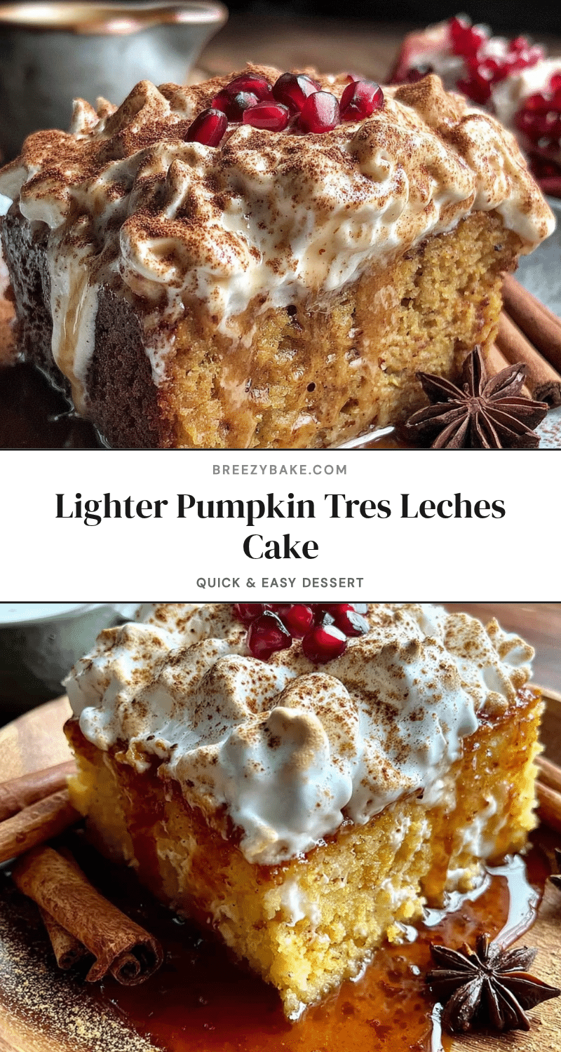 lighter pumpkin tres leches cake recipe