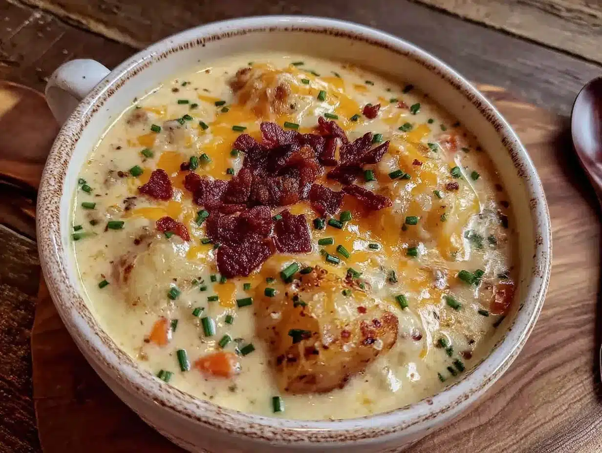 loaded sausage potato soup preparation steps