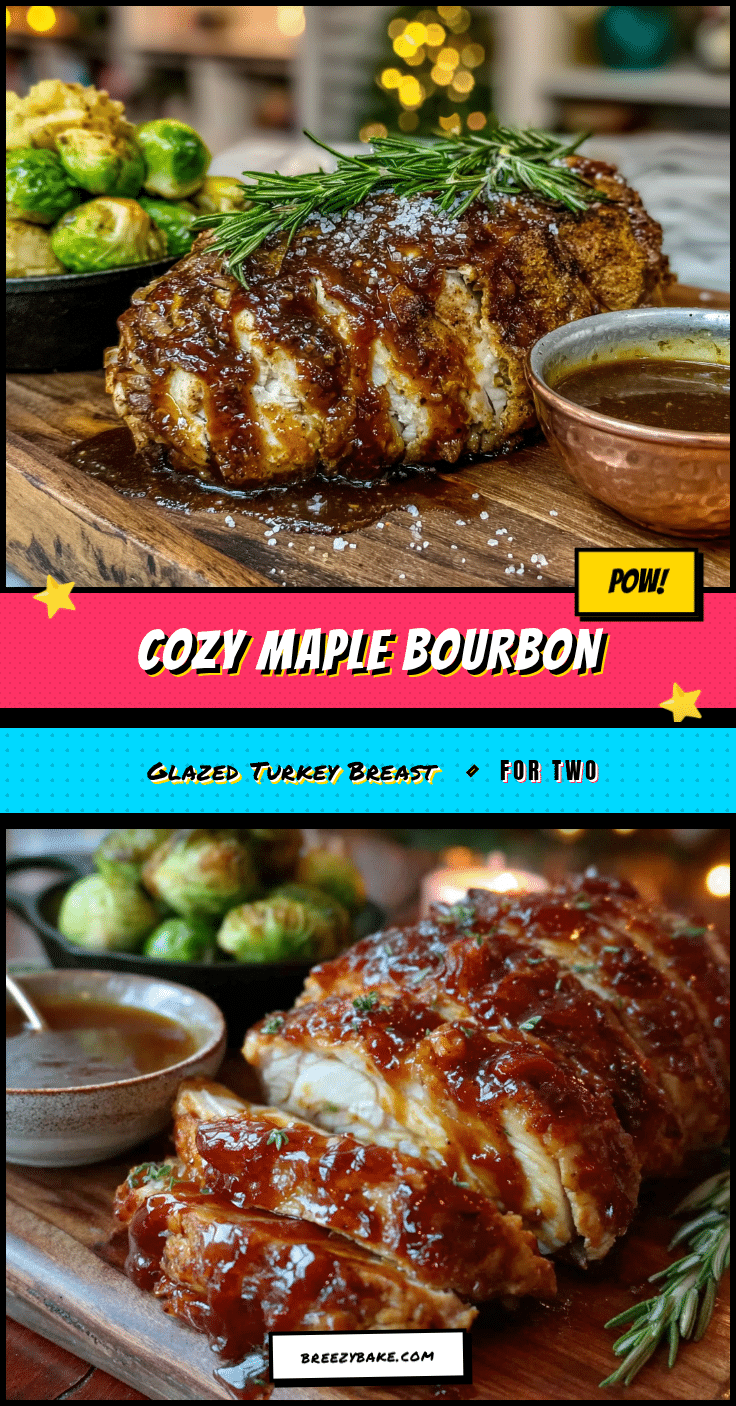 maple bourbon glazed turkey breast for two recipe