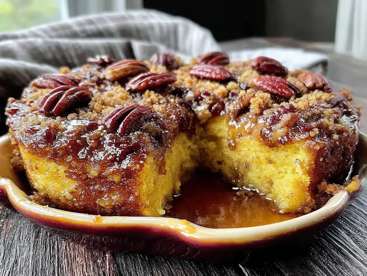 maple pumpkin dump cake preparation steps