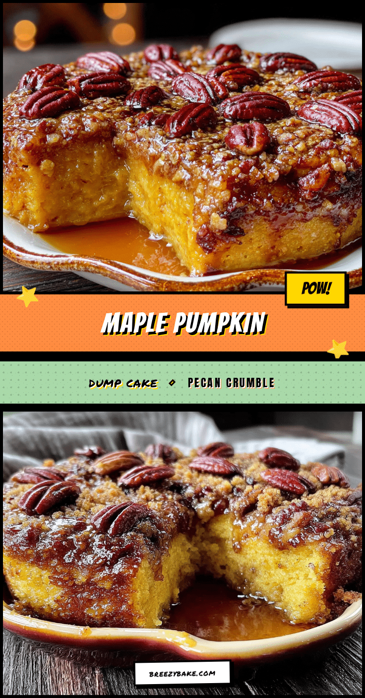 maple pumpkin dump cake recipe