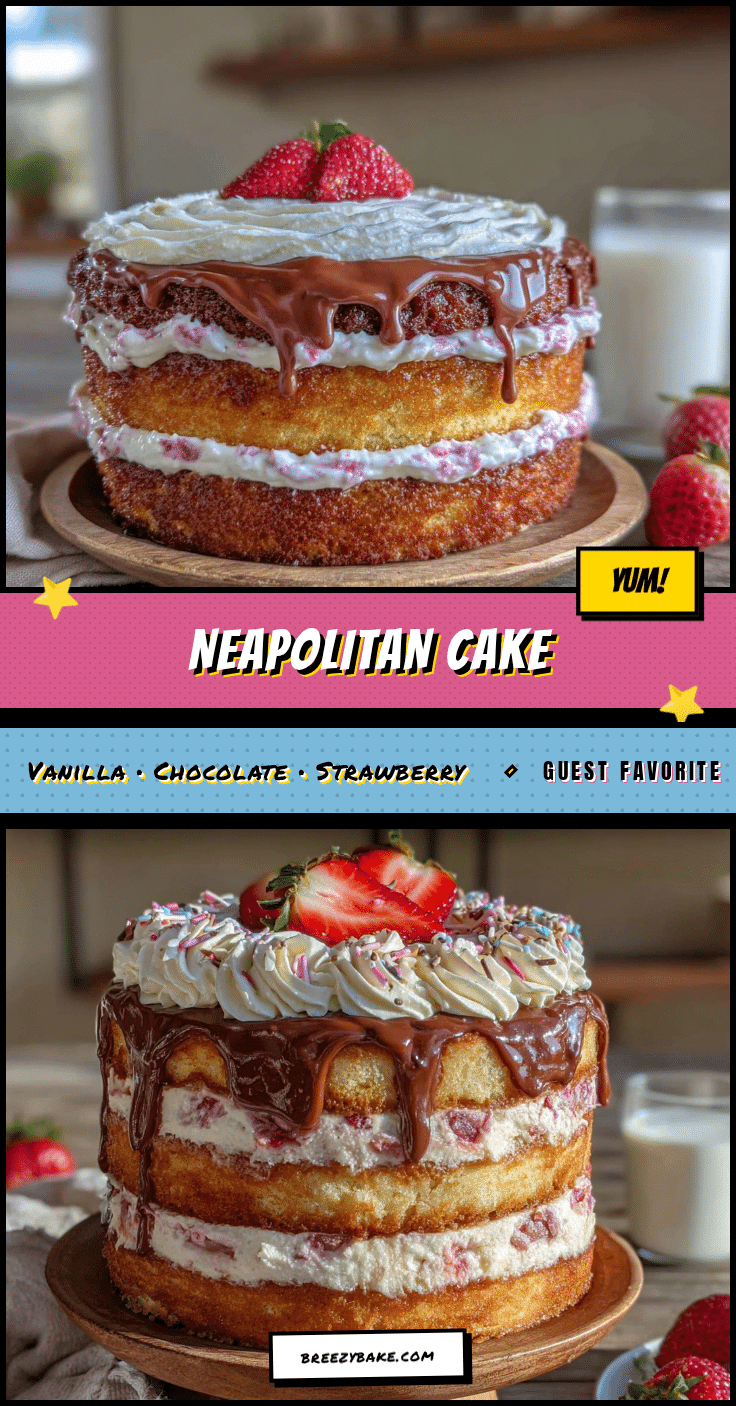 Neapolitan Layer Cake recipe
