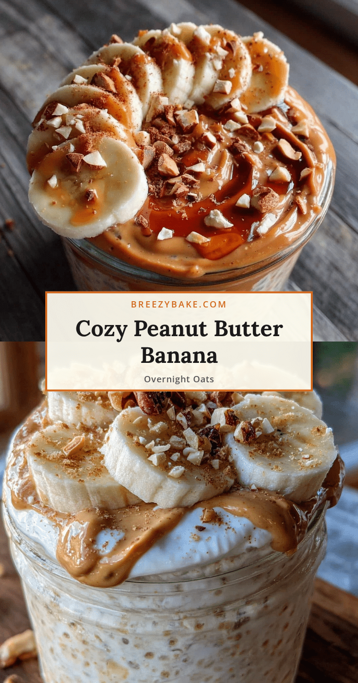 peanut butter banana overnight oats recipe