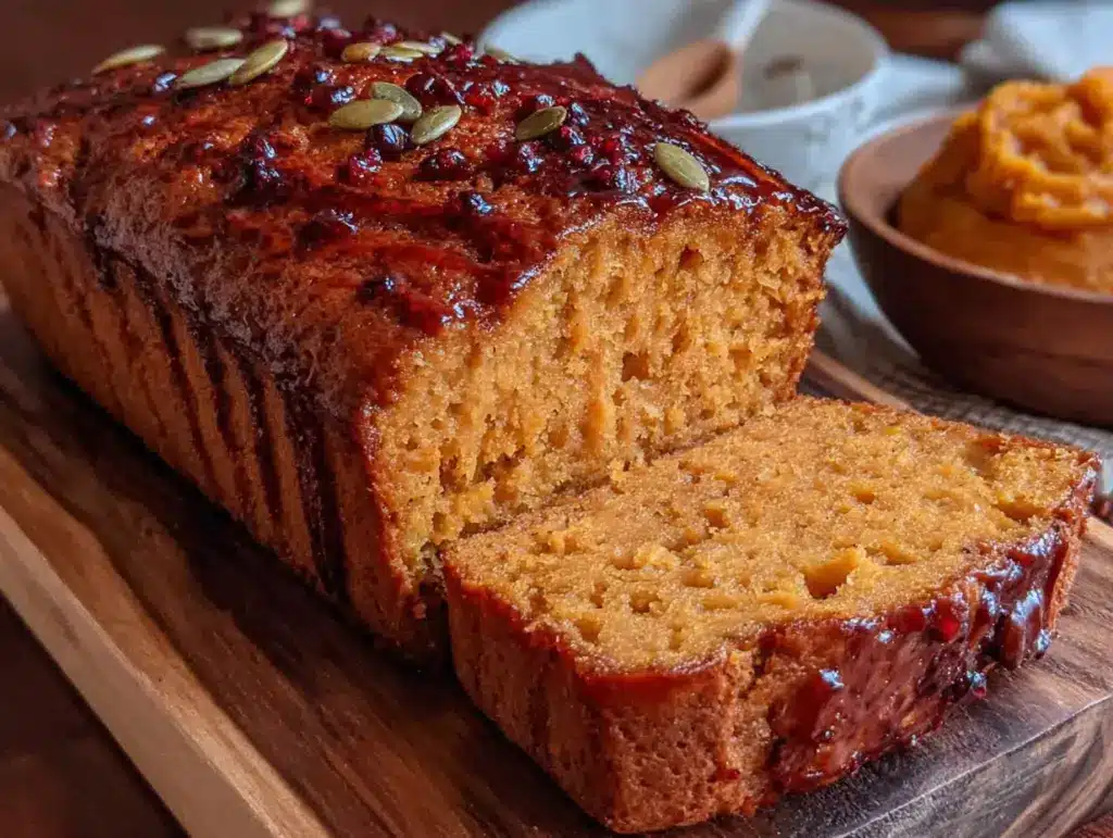 pumpkin banana bread - featured image