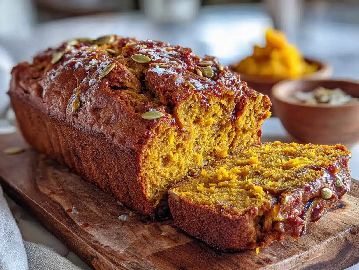 pumpkin banana bread preparation steps