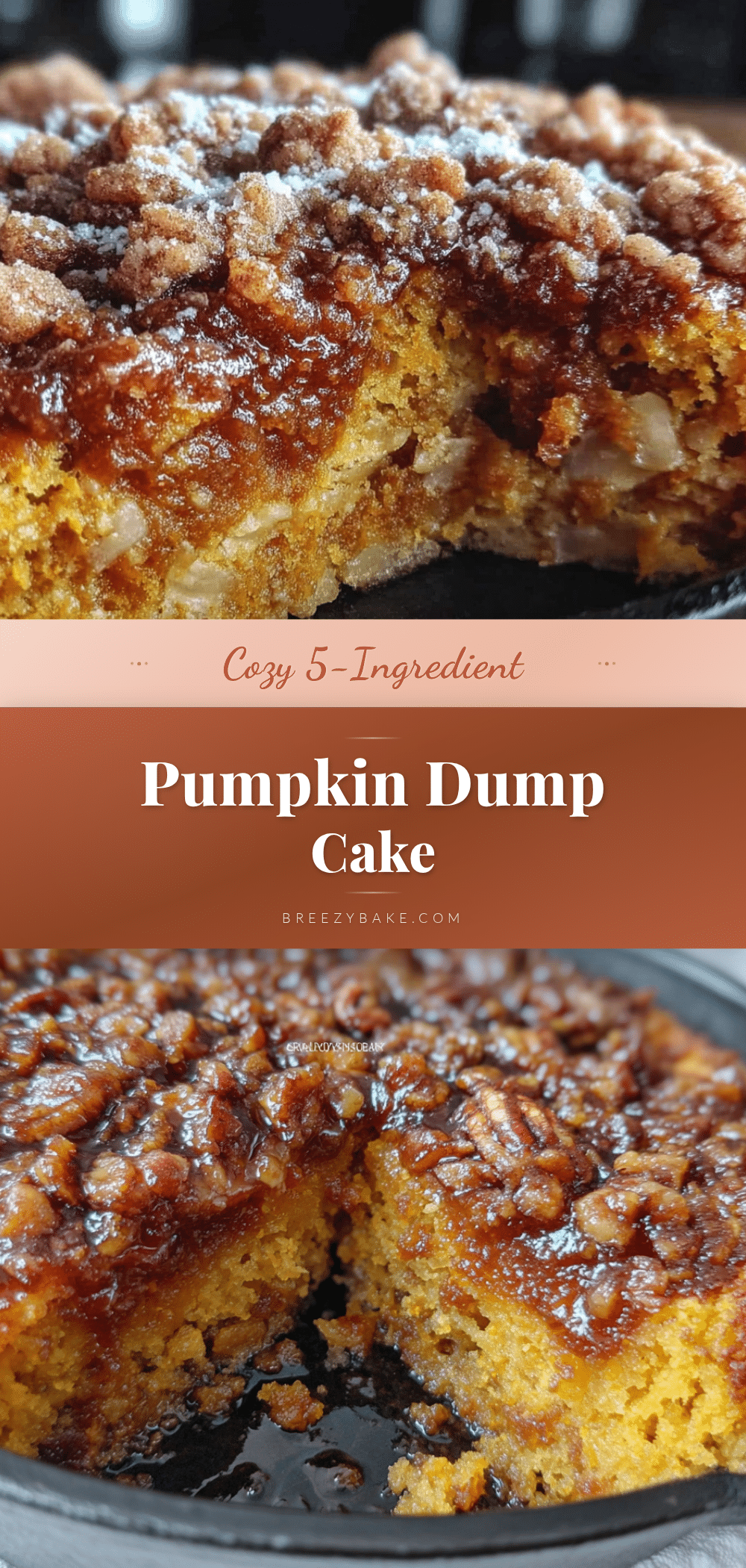 pumpkin dump cake recipe