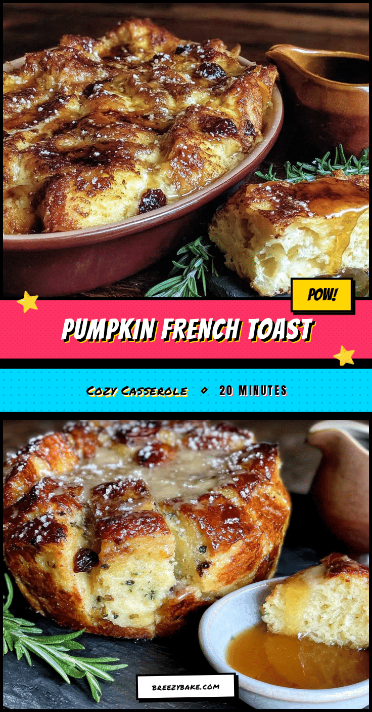 pumpkin French toast casserole recipe