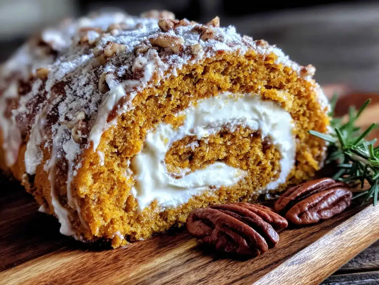 pumpkin roll preparation steps