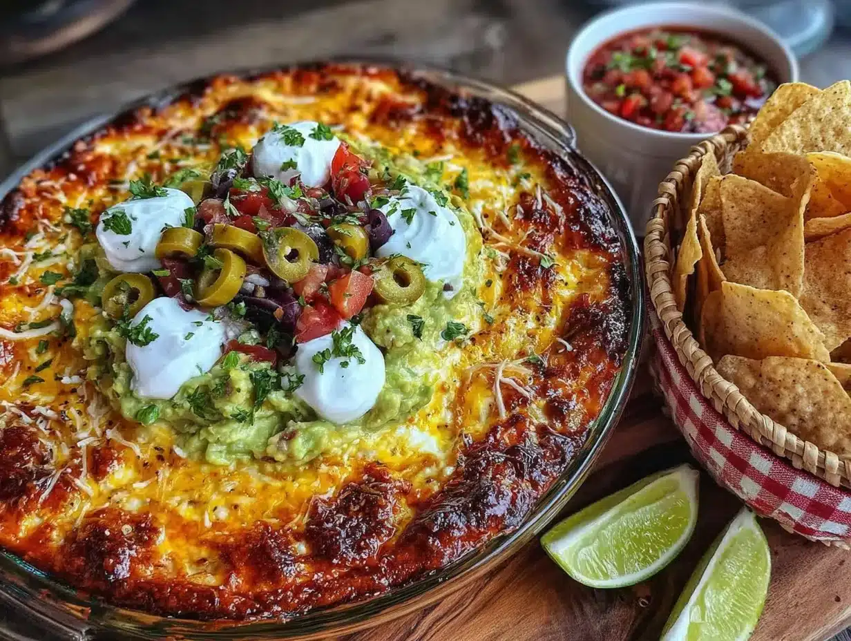 quick seven-layer dip preparation steps