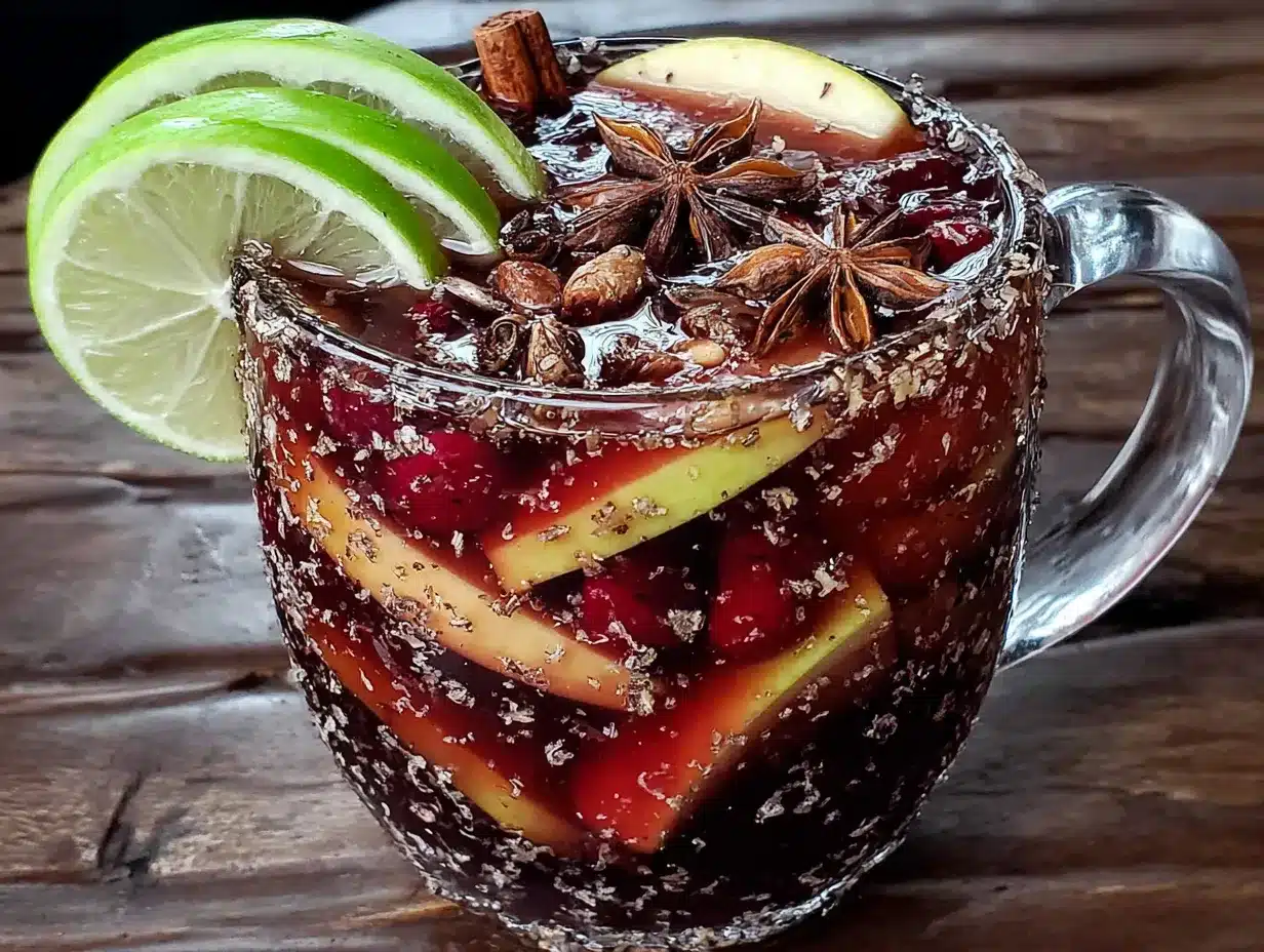 quick slow cooker apple cider sangria preparation steps