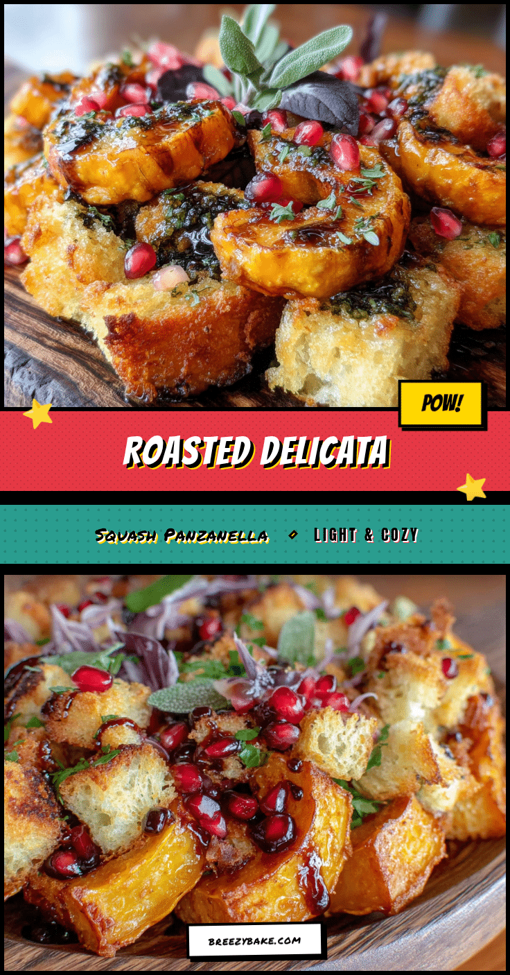 roasted delicata squash panzanella recipe