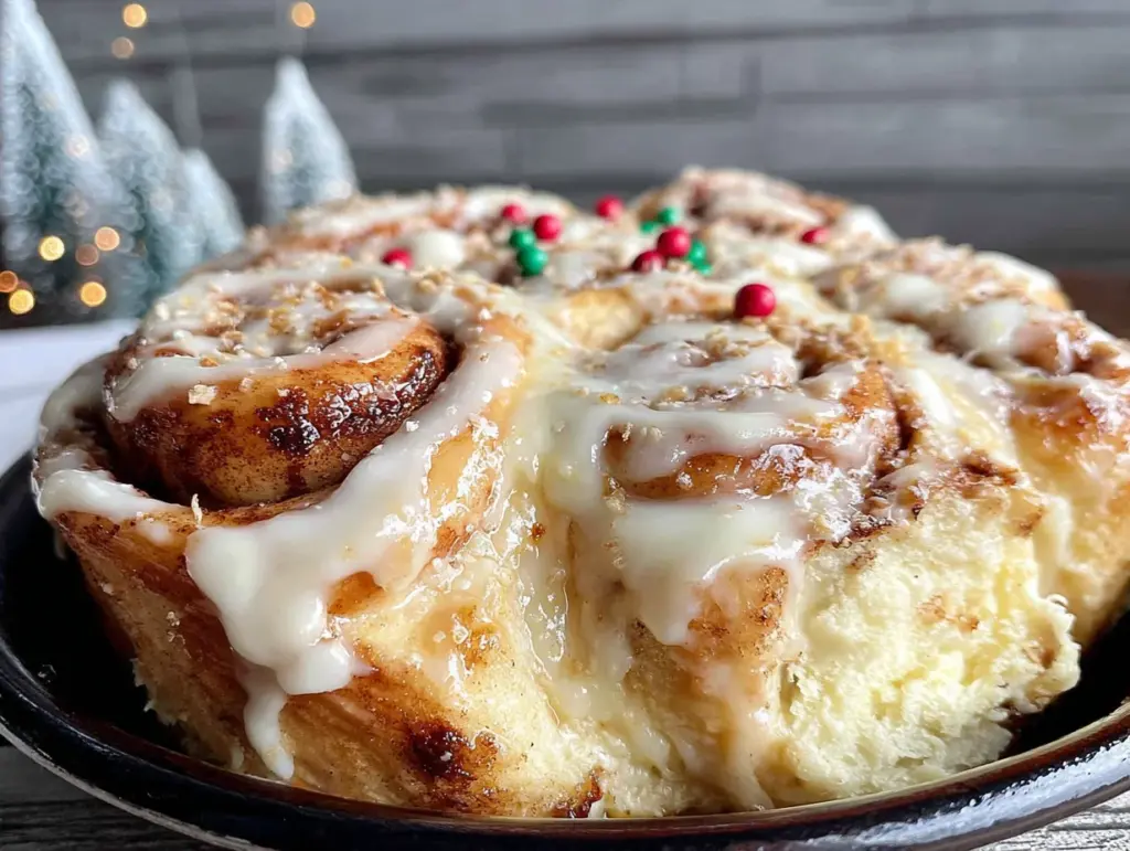 slow cooker cinnamon rolls - featured image