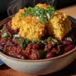 slow cooker football chili - featured image