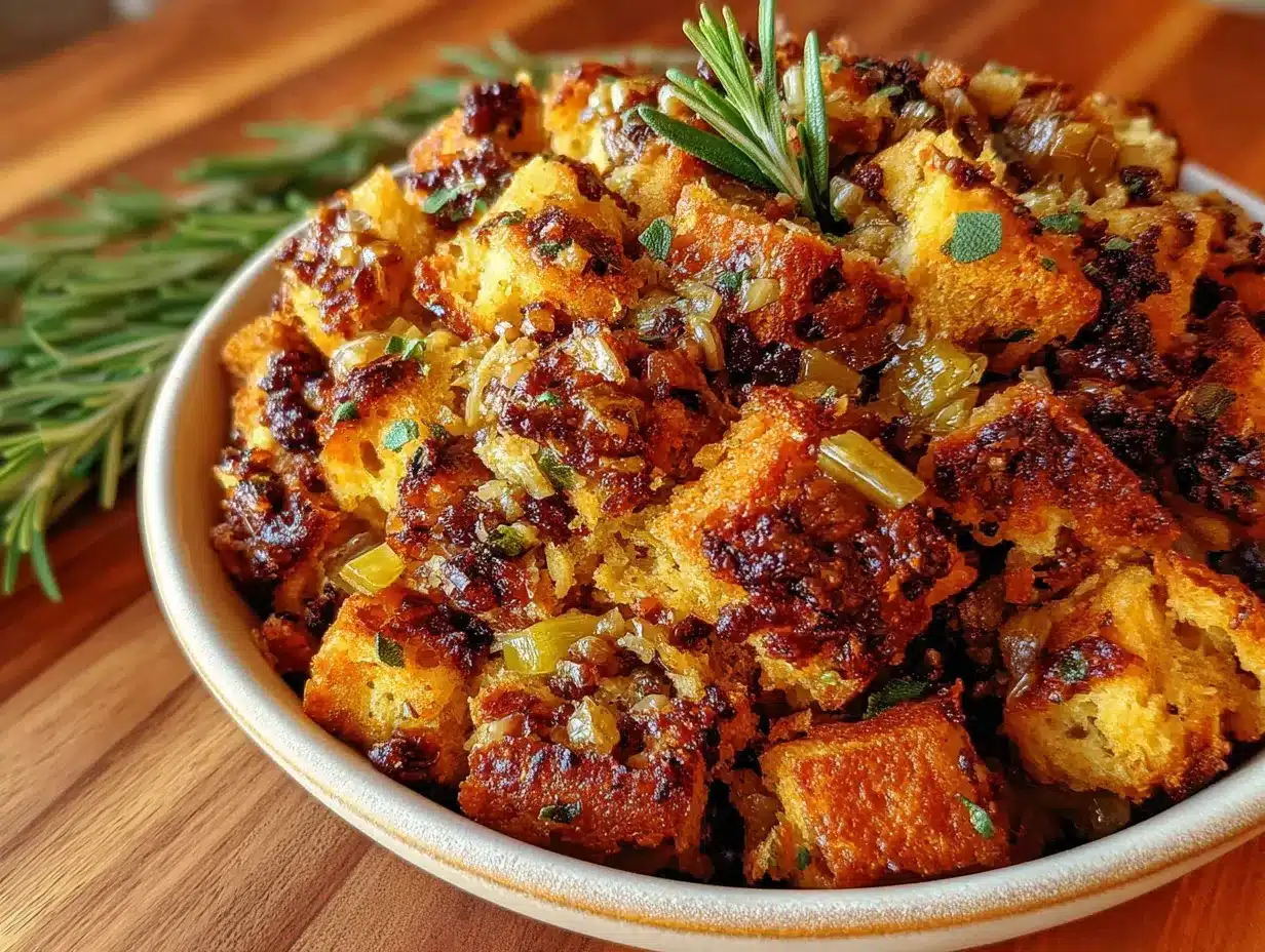 sourdough stuffing preparation steps