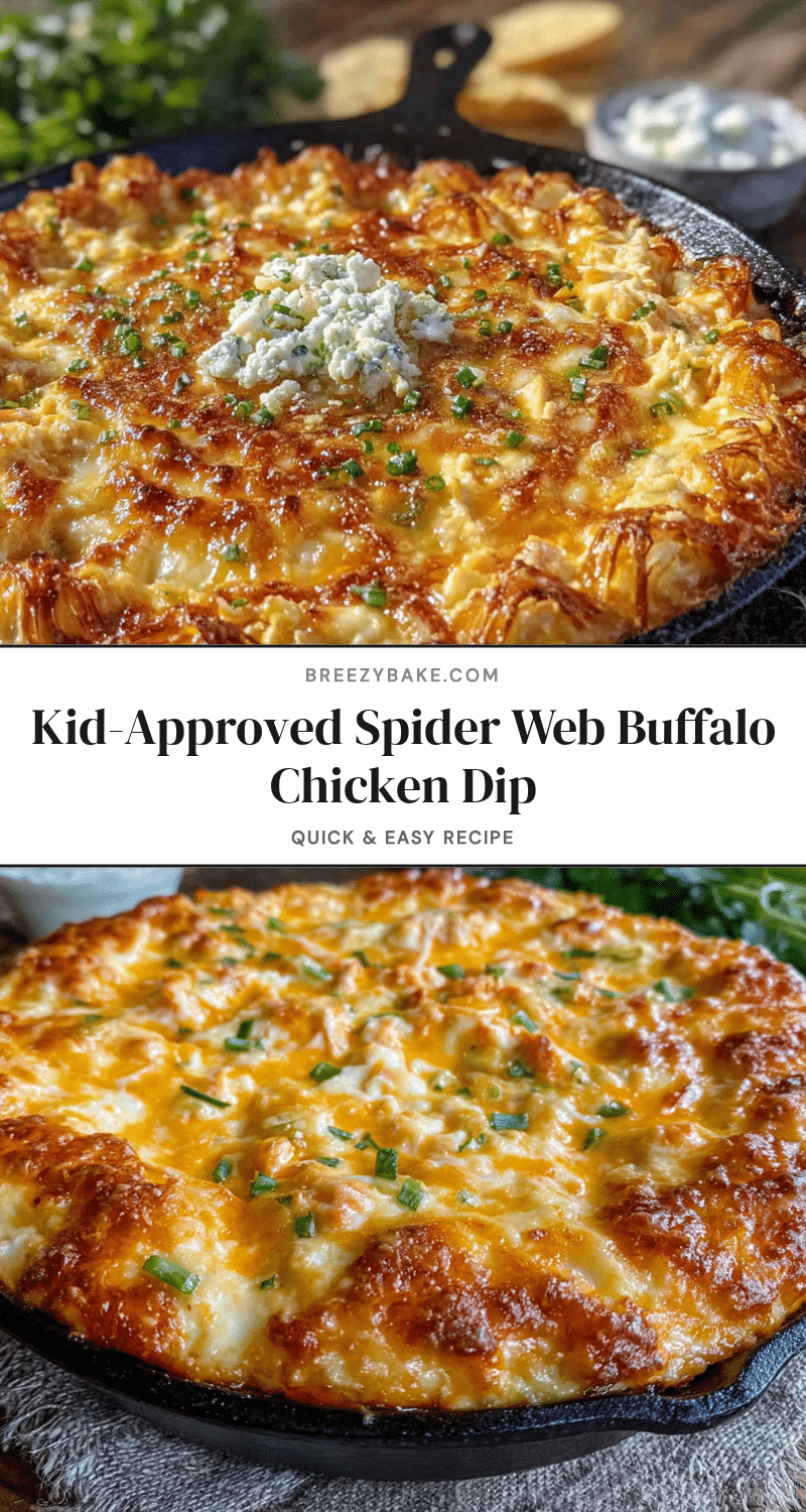 spider web buffalo chicken dip recipe