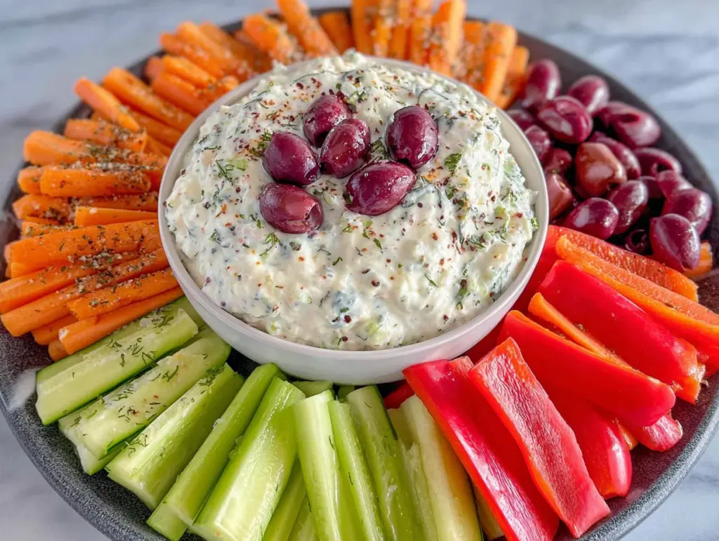 Spider Web Veggie Tray - featured image