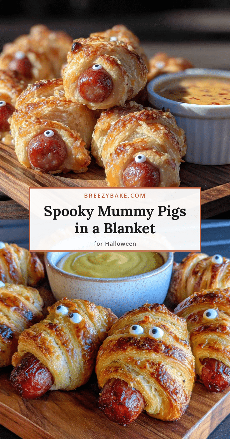 spooky mummy pigs in a blanket recipe