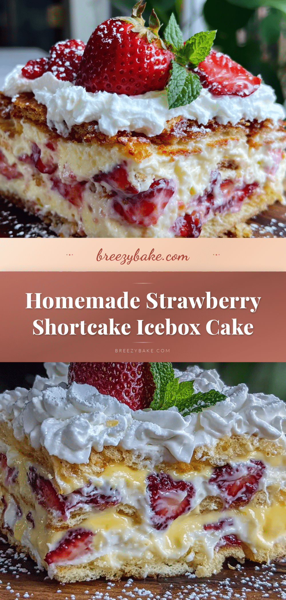 strawberry shortcake icebox cake recipe