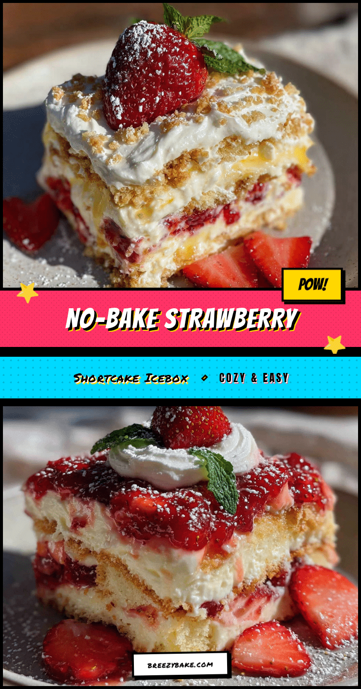 strawberry shortcake icebox cake recipe