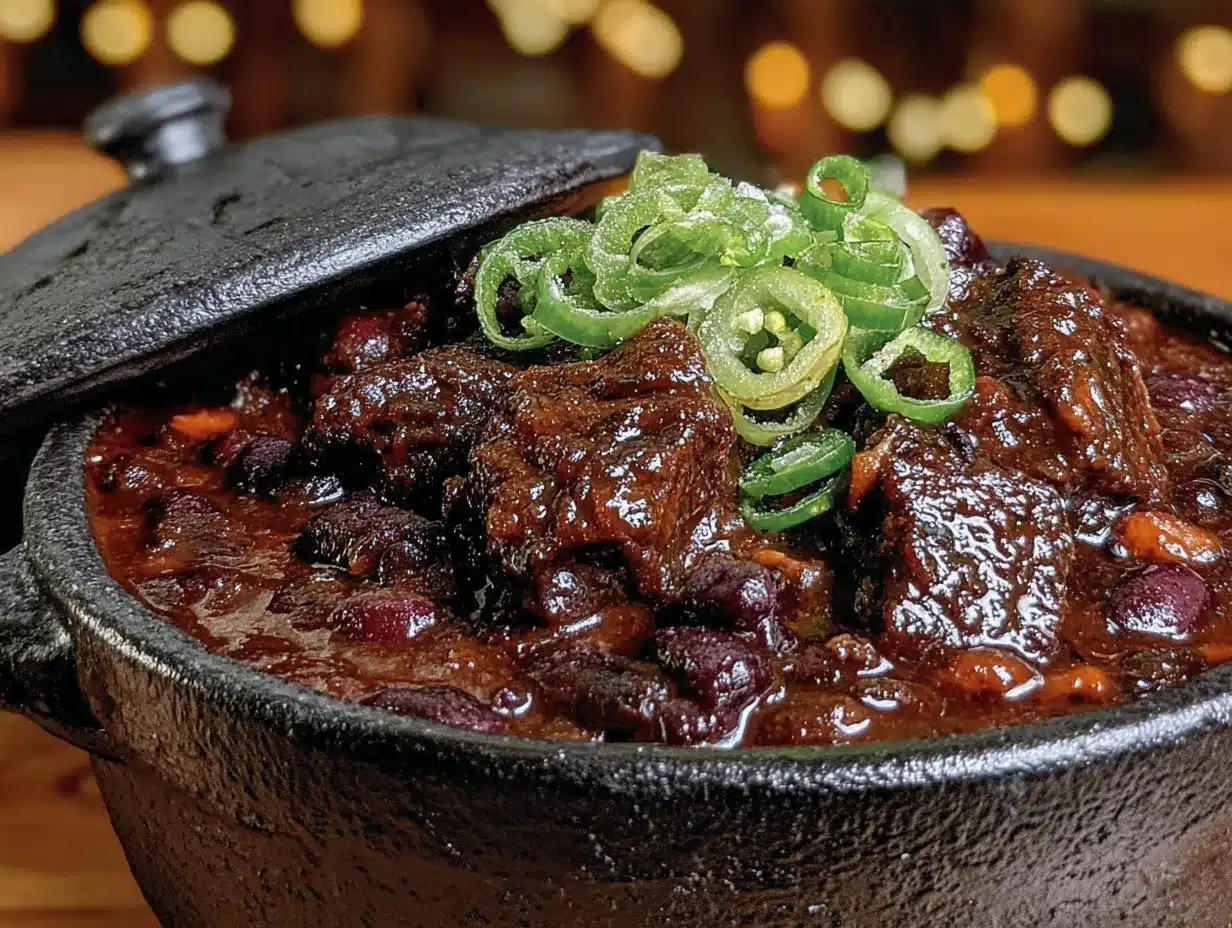 wholesome slow cooker halloween chili preparation steps