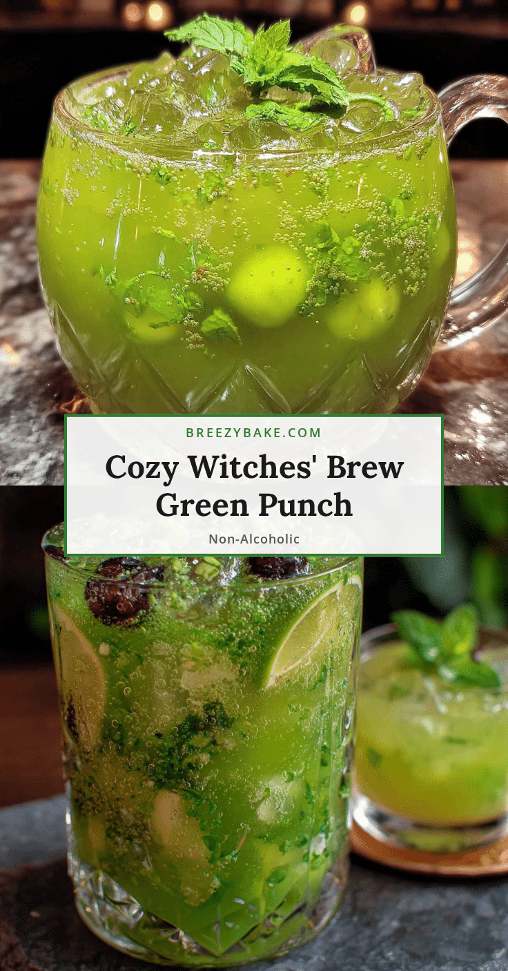 witches brew green punch recipe