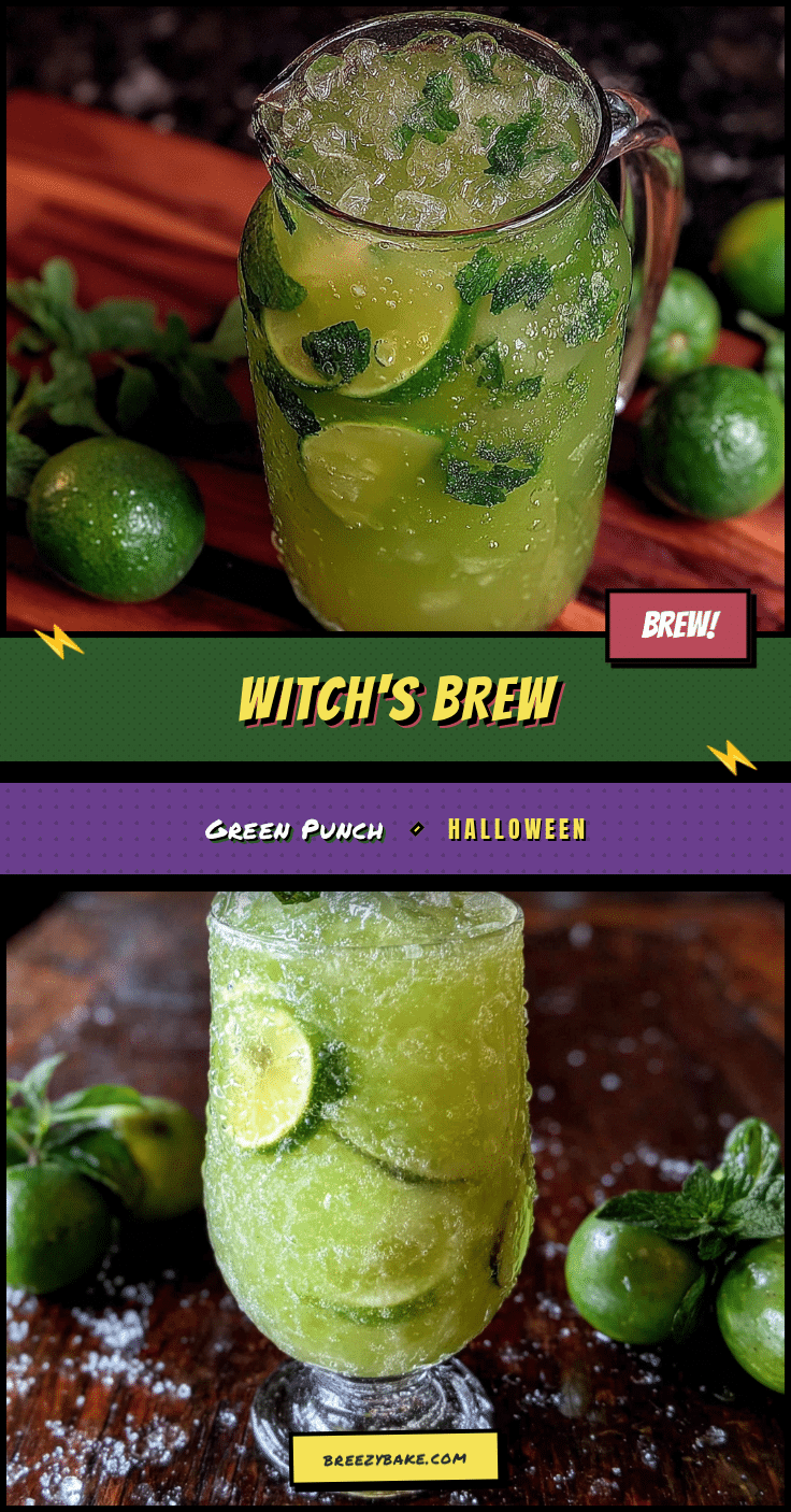witchs brew green punch recipe