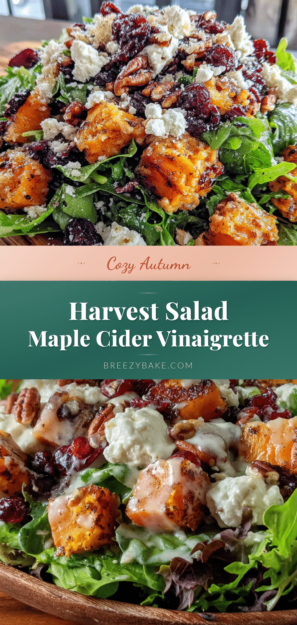 Autumn harvest salad recipe