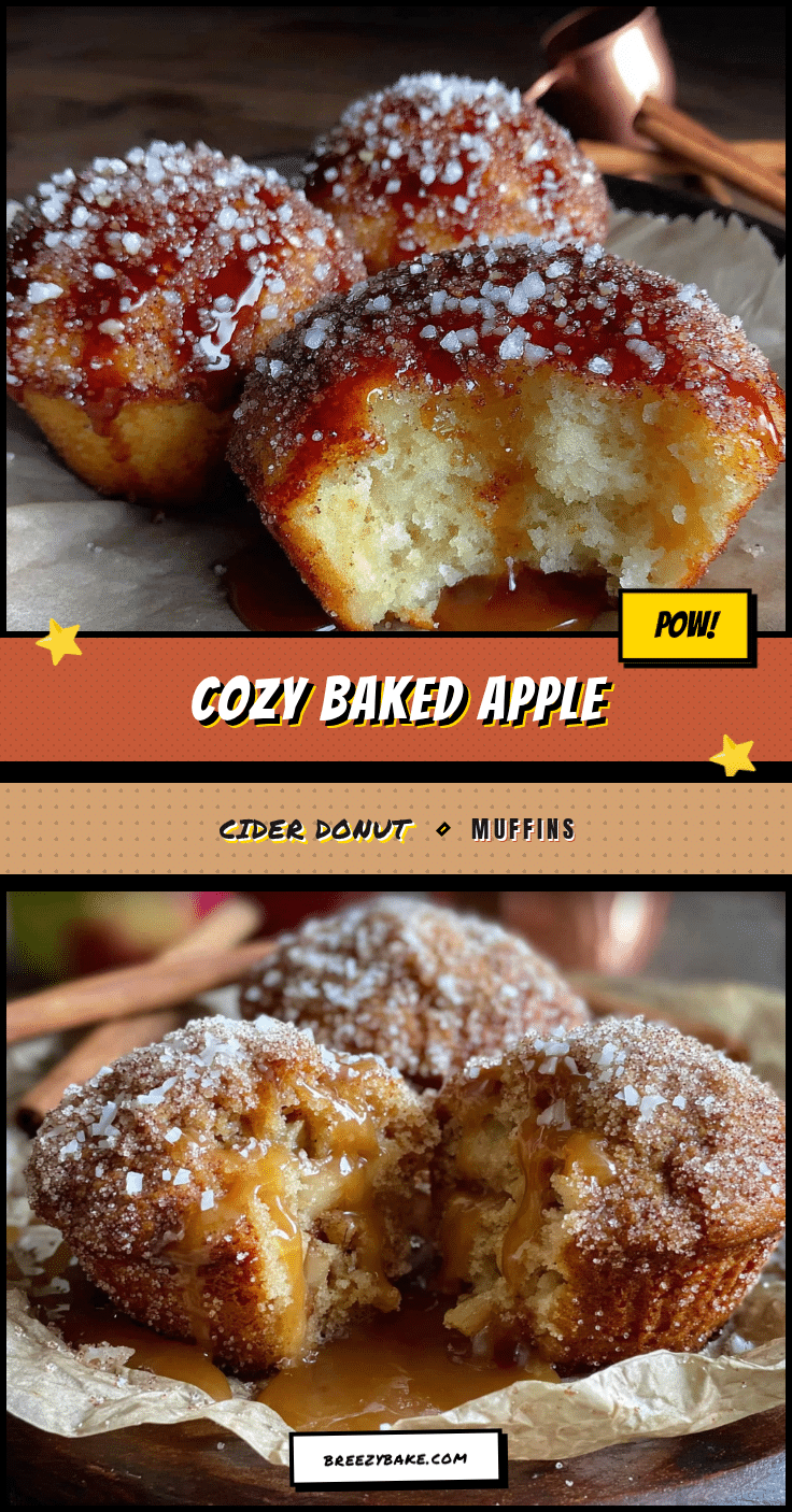 baked apple cider donut muffins recipe