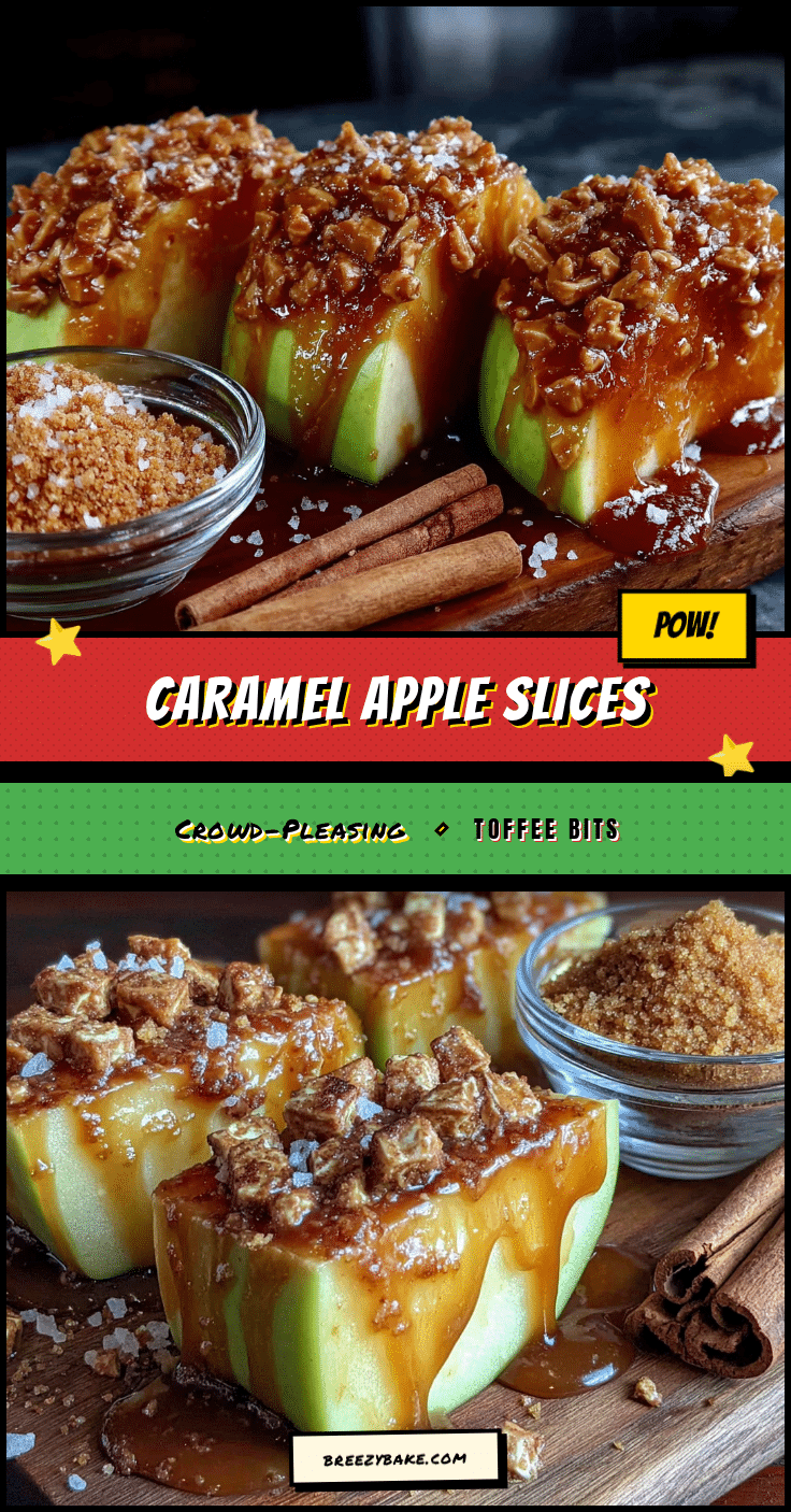 caramel apple slices with toffee bits recipe