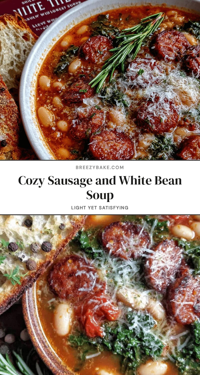 cozy sausage and white bean soup recipe